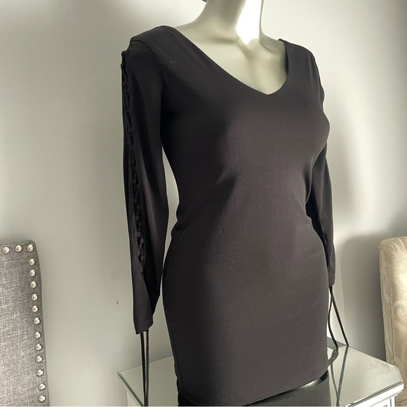 Bebe Black Mini Dress - Picture 2 of 13